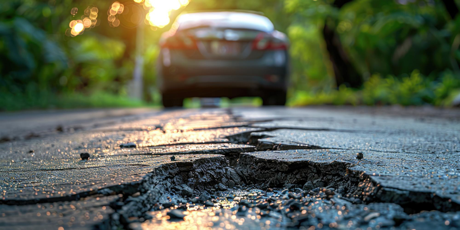 14005 Potholes, Cracks, and Fading driveway